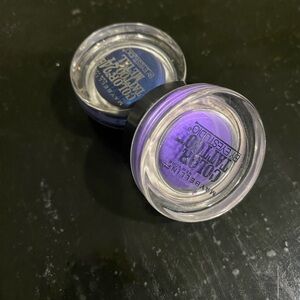 Maybelline Color Tattoo Eyeshadow in Vivid Purple and Metallic Blue